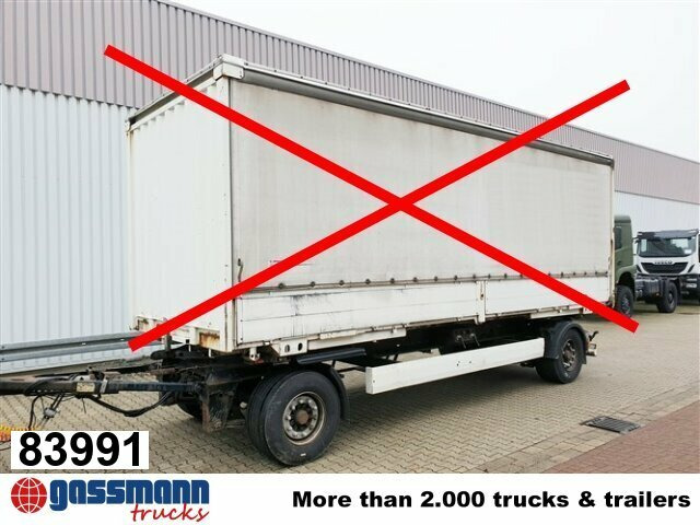 Krone AZW 18 - Xe chở container/ Rơ moóc hoán đổi thân: hình 1 Krone AZW 18 - Xe chở container/ Rơ moóc hoán đổi thân: hình 1