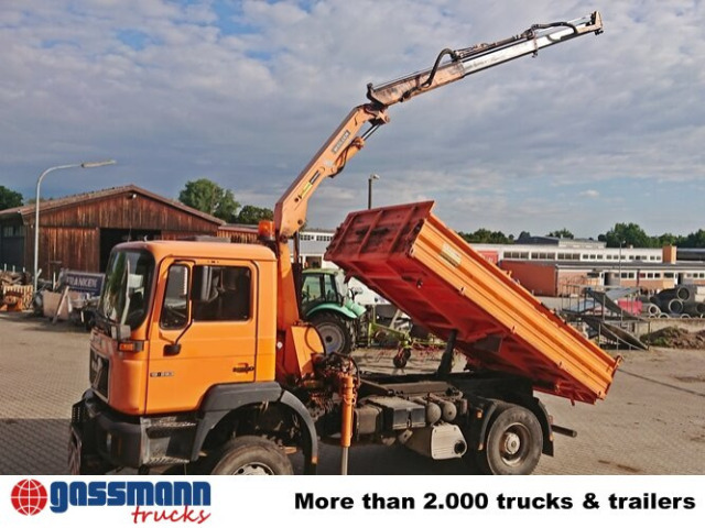 MAN 19.293 4x4 BL mit Kran Meiller MK77RS2 - Xe ben, Xe cẩu tự hành: hình 3 MAN 19.293 4x4 BL mit Kran Meiller MK77RS2 - Xe ben, Xe cẩu tự hành: hình 3