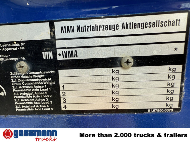 MAN 27.403 6x6 BB, EX-THW - Xe tải khung gầm: hình 3 MAN 27.403 6x6 BB, EX-THW - Xe tải khung gầm: hình 3