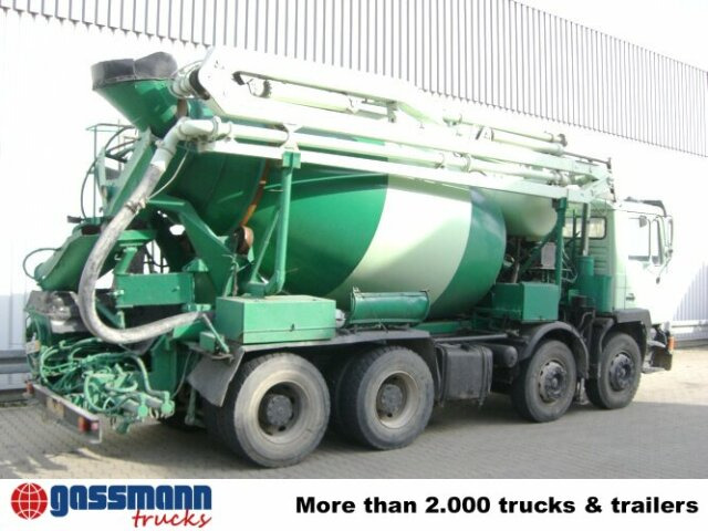 MAN 33.292 8x4 Mischer Stetter 7m³ mit Pumpe - Xe trộn bơm bê tông: hình 5 MAN 33.292 8x4 Mischer Stetter 7m³ mit Pumpe - Xe trộn bơm bê tông: hình 5