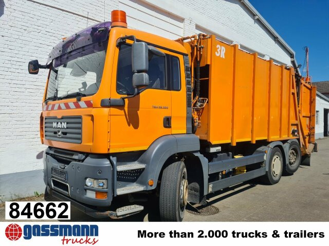 MAN TGA 28.320 6X2-4 BL, Lenkachse, Schörling - Xe tải chở rác: hình 1 MAN TGA 28.320 6X2-4 BL, Lenkachse, Schörling - Xe tải chở rác: hình 1