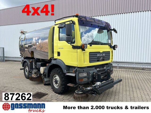 MAN TGM 13.280 4X4 BL, Kehhrmaschine Nothelfer Kobit - Xe quét đường: hình 1 MAN TGM 13.280 4X4 BL, Kehhrmaschine Nothelfer Kobit - Xe quét đường: hình 1