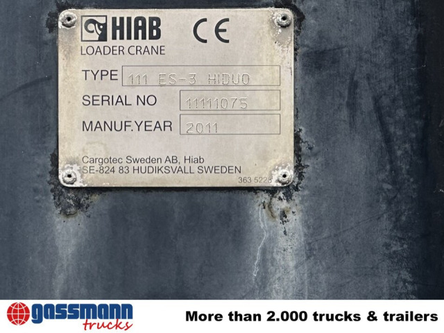 MAN TGM 18.290 4x2 LL, EEV, Kran Hiab XS 111 ES-3 - Xe ben, Xe cẩu tự hành: hình 2 MAN TGM 18.290 4x2 LL, EEV, Kran Hiab XS 111 ES-3 - Xe ben, Xe cẩu tự hành: hình 2