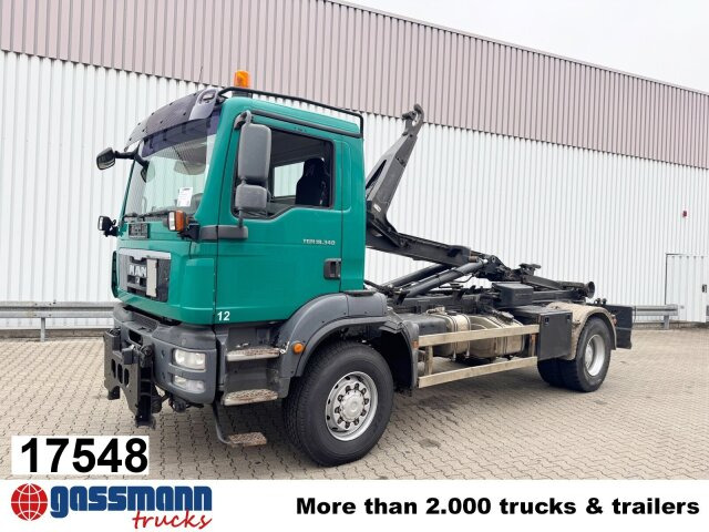 MAN TGM 18.340 4x4 BB, Hiab LHT 19046 Abrollkipper, - Xe tải nâng móc: hình 1 MAN TGM 18.340 4x4 BB, Hiab LHT 19046 Abrollkipper, - Xe tải nâng móc: hình 1