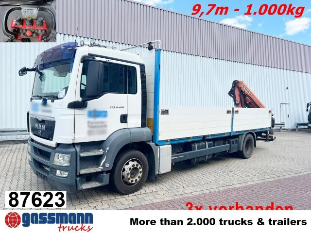 MAN TGS 18.400 4X2 BL, Kran PK 12002-EH B Funk, 2x - Xe tải thùng lửng/ Phẳng, Xe cẩu tự hành: hình 1 MAN TGS 18.400 4X2 BL, Kran PK 12002-EH B Funk, 2x - Xe tải thùng lửng/ Phẳng, Xe cẩu tự hành: hình 1