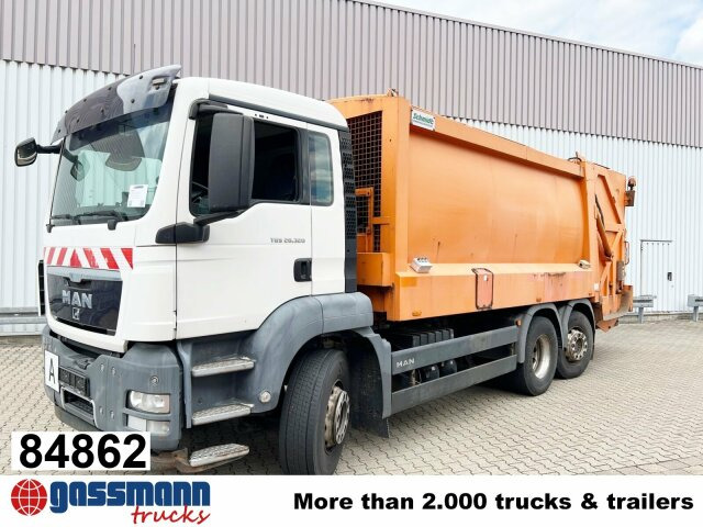 MAN TGS 26.320/400 6x2-4 BL, Lift-/Lenkachse, Heil - Xe tải chở rác: hình 1 MAN TGS 26.320/400 6x2-4 BL, Lift-/Lenkachse, Heil - Xe tải chở rác: hình 1