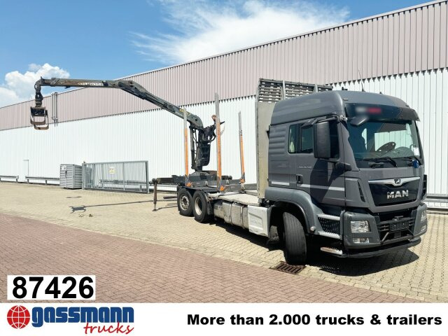 MAN TGS 26.500 6X4H-4 BL, PriTarder, HydroDrive, - Xe chở gỗ, Xe cẩu tự hành: hình 1 MAN TGS 26.500 6X4H-4 BL, PriTarder, HydroDrive, - Xe chở gỗ, Xe cẩu tự hành: hình 1