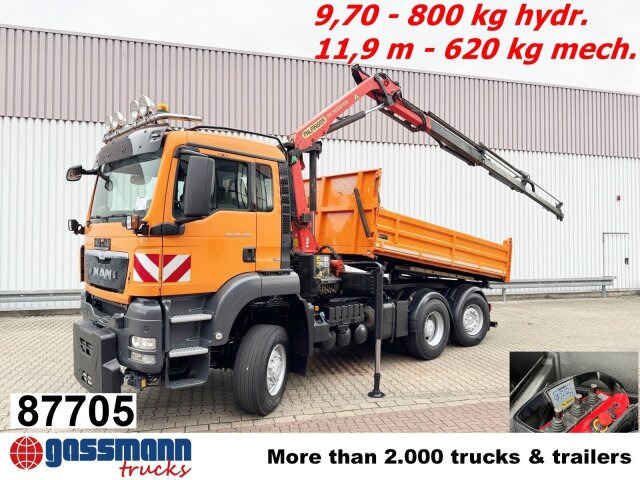 MAN TGS 28.400 6X4-4 BL, Lenk-/Lift, - Xe ben, Xe cẩu tự hành: hình 1 MAN TGS 28.400 6X4-4 BL, Lenk-/Lift, - Xe ben, Xe cẩu tự hành: hình 1