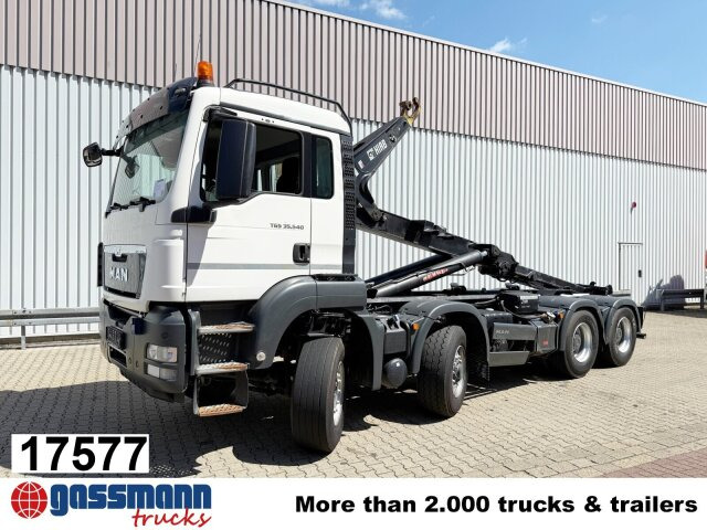 MAN TGS 35.540 8x6H BL, HydroDrive, PriTrader, Hiab - Xe tải nâng móc: hình 1 MAN TGS 35.540 8x6H BL, HydroDrive, PriTrader, Hiab - Xe tải nâng móc: hình 1