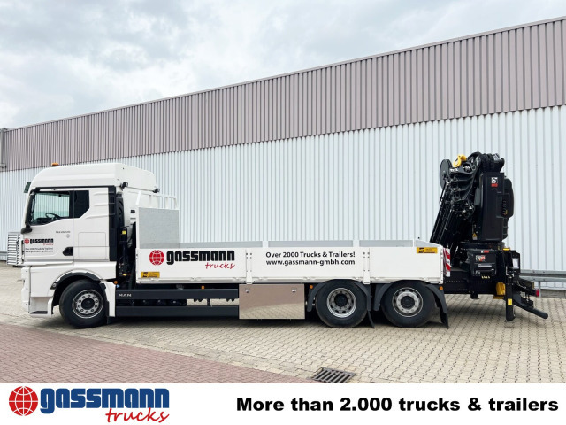 MAN TGX 26.510 6x2-4 LL, Kran Hiab X-HiPro 548 E-8, - Xe tải thùng lửng/ Phẳng, Xe cẩu tự hành: hình 2 MAN TGX 26.510 6x2-4 LL, Kran Hiab X-HiPro 548 E-8, - Xe tải thùng lửng/ Phẳng, Xe cẩu tự hành: hình 2