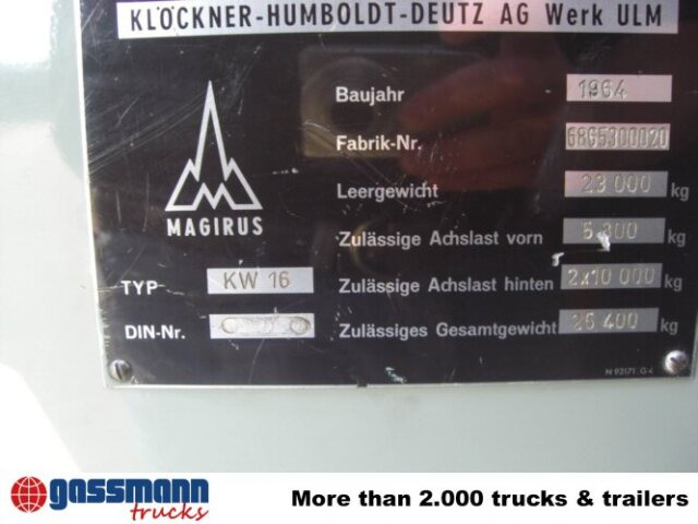 Magirus Deutz MAGIRUS URANUS 250D22 KW 16 Feuerwehr Kranwagen - Xe tải cứu hỏa, Xe cẩu tự hành: hình 4 Magirus Deutz MAGIRUS URANUS 250D22 KW 16 Feuerwehr Kranwagen - Xe tải cứu hỏa, Xe cẩu tự hành: hình 4