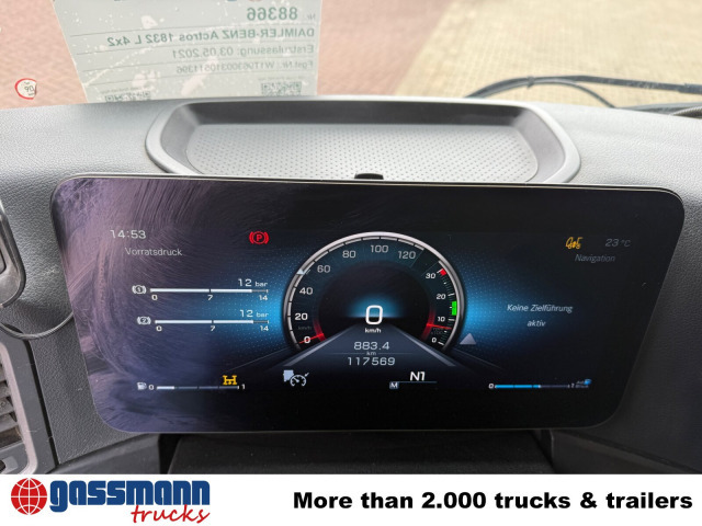 Mercedes-Benz Actros 1832 L 4x2, Navi, MultimediaCockpit, Funk - Xe tải chở thùng nhỏ: hình 5 Mercedes-Benz Actros 1832 L 4x2, Navi, MultimediaCockpit, Funk - Xe tải chở thùng nhỏ: hình 5