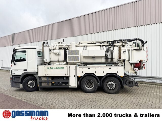 Mercedes-Benz Actros 2536 L 6x2, Müller Saug- und Spülwagen - Xe quét đường: hình 5 Mercedes-Benz Actros 2536 L 6x2, Müller Saug- und Spülwagen - Xe quét đường: hình 5