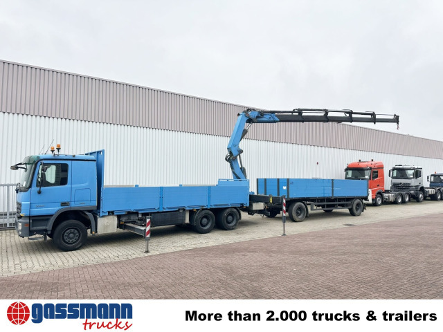 Mercedes-Benz Actros 2741 L 6x4, Twist-Lock ausz. auf 3m, - Xe tải thùng lửng/ Phẳng, Xe cẩu tự hành: hình 3 Mercedes-Benz Actros 2741 L 6x4, Twist-Lock ausz. auf 3m, - Xe tải thùng lửng/ Phẳng, Xe cẩu tự hành: hình 3
