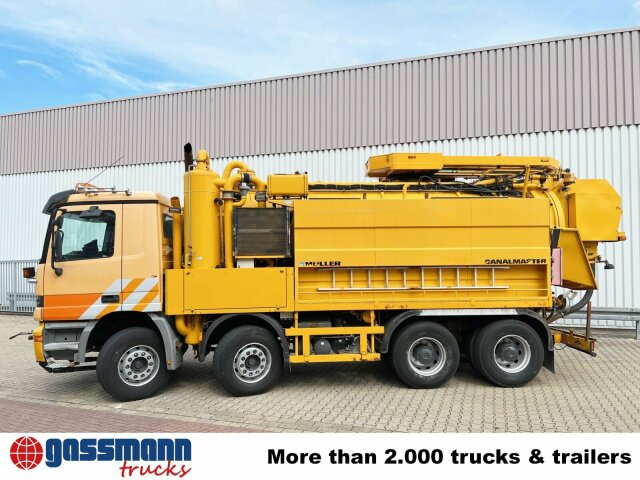 Mercedes-Benz Actros 3243 K 8x4/4, Müller Saug- und - Xe quét đường: hình 3 Mercedes-Benz Actros 3243 K 8x4/4, Müller Saug- und - Xe quét đường: hình 3