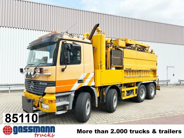 Mercedes-Benz Actros 3243 K 8x4/4, Müller Saug- und - Xe quét đường: hình 1 Mercedes-Benz Actros 3243 K 8x4/4, Müller Saug- und - Xe quét đường: hình 1