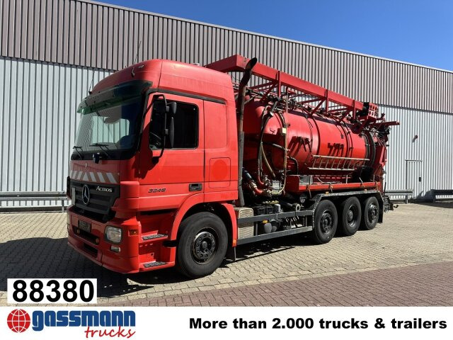 Mercedes-Benz Actros 3246 L 8x2, Hellmers Saug- und Spülwagen - Xe quét đường: hình 1 Mercedes-Benz Actros 3246 L 8x2, Hellmers Saug- und Spülwagen - Xe quét đường: hình 1