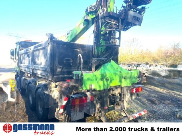 Mercedes-Benz Actros 3341 K 6x4, Bormatik links, Heckkran Penz - Xe ben, Xe cẩu tự hành: hình 3 Mercedes-Benz Actros 3341 K 6x4, Bormatik links, Heckkran Penz - Xe ben, Xe cẩu tự hành: hình 3