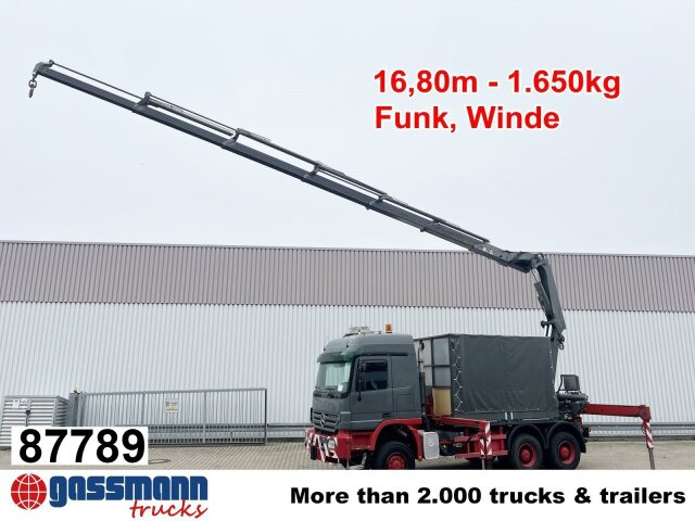 Mercedes-Benz Actros 3346 AK 6x6, 134t Anhängelast WSK, - Xe tải thùng lửng/ Phẳng, Xe cẩu tự hành: hình 1 Mercedes-Benz Actros 3346 AK 6x6, 134t Anhängelast WSK, - Xe tải thùng lửng/ Phẳng, Xe cẩu tự hành: hình 1