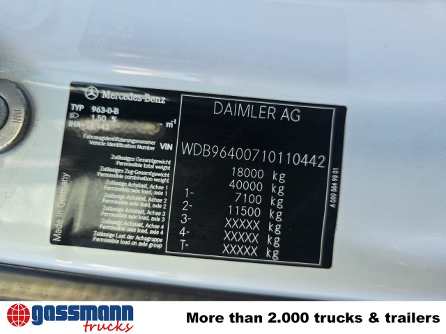 Mercedes-Benz Arocs 1827/30 A 4x4, mehrfach vorhanden! - Xe tải khung gầm: hình 4 Mercedes-Benz Arocs 1827/30 A 4x4, mehrfach vorhanden! - Xe tải khung gầm: hình 4