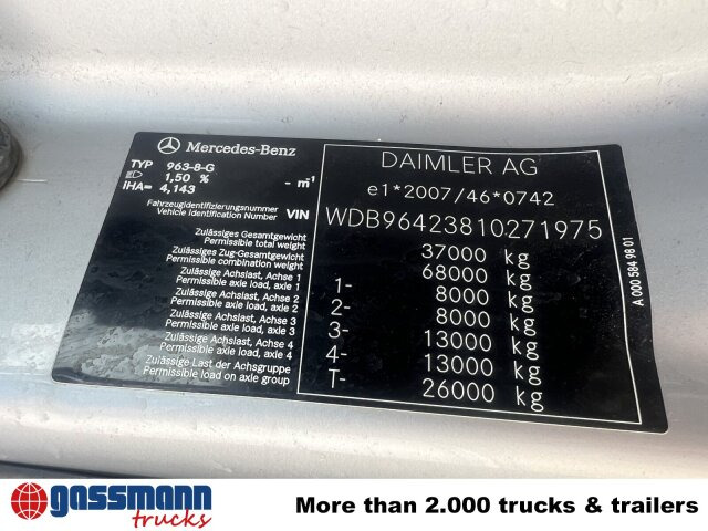 Mercedes-Benz Arocs 3251 K 8x4/4, Retarder, Stahlmulde ca. - Xe ben đổ: hình 3 Mercedes-Benz Arocs 3251 K 8x4/4, Retarder, Stahlmulde ca. - Xe ben đổ: hình 3