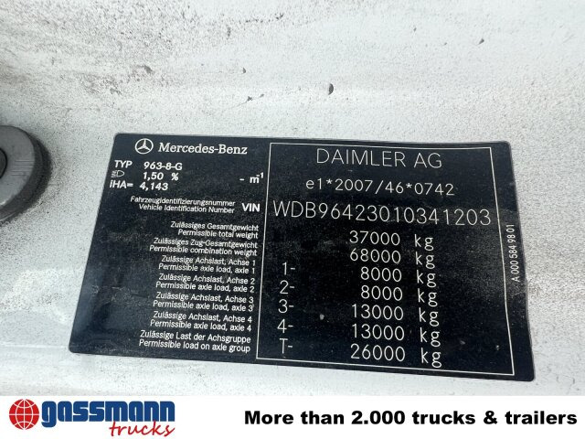 Mercedes-Benz Arocs 3253 K 8x4/4, Retarder, Stahlmulde ca. - Xe ben đổ: hình 2 Mercedes-Benz Arocs 3253 K 8x4/4, Retarder, Stahlmulde ca. - Xe ben đổ: hình 2