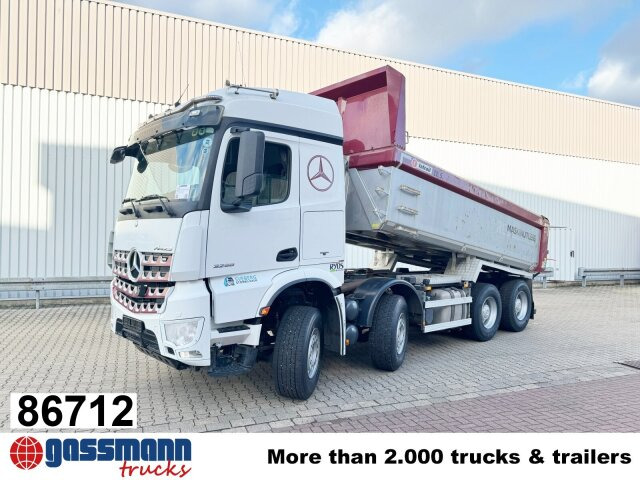 Mercedes-Benz Arocs 3258 LK 8x4/4, Retarder, Stahlmulde ca. - Xe ben đổ: hình 1 Mercedes-Benz Arocs 3258 LK 8x4/4, Retarder, Stahlmulde ca. - Xe ben đổ: hình 1