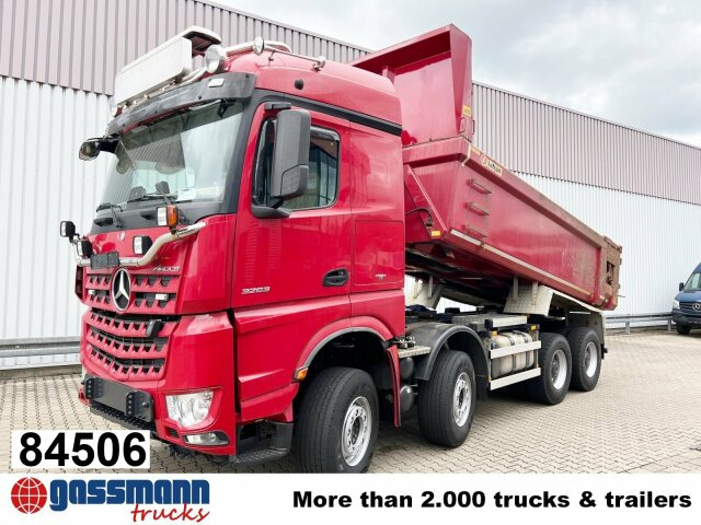 Mercedes-Benz Arocs 3263 8x4/4, Retarder, Stahlmulde ca.14m³, - Xe ben: hình 1 Mercedes-Benz Arocs 3263 8x4/4, Retarder, Stahlmulde ca.14m³, - Xe ben: hình 1