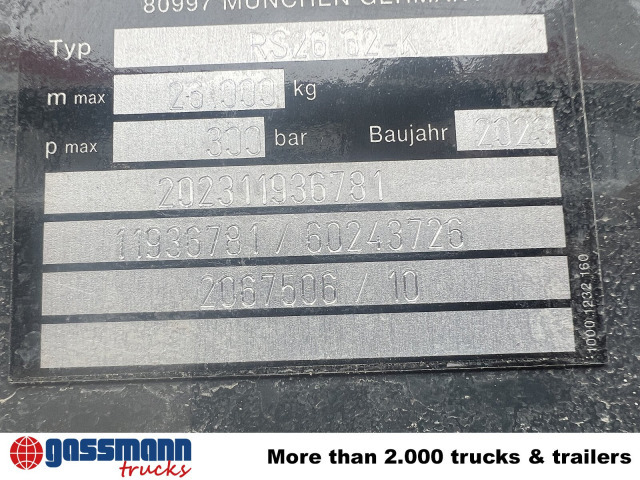 Mercedes-Benz Arocs 4142/48 8x4/4, Grounder, Meiller RS26 - Xe tải nâng móc: hình 5 Mercedes-Benz Arocs 4142/48 8x4/4, Grounder, Meiller RS26 - Xe tải nâng móc: hình 5