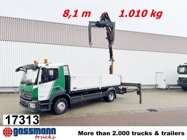 Mercedes-Benz Atego 1223 L 4x2 mit Heckkran Atlas 88.3-A2L, - Xe tải thùng lửng/ Phẳng, Xe cẩu tự hành: hình 1 Mercedes-Benz Atego 1223 L 4x2 mit Heckkran Atlas 88.3-A2L, - Xe tải thùng lửng/ Phẳng, Xe cẩu tự hành: hình 1