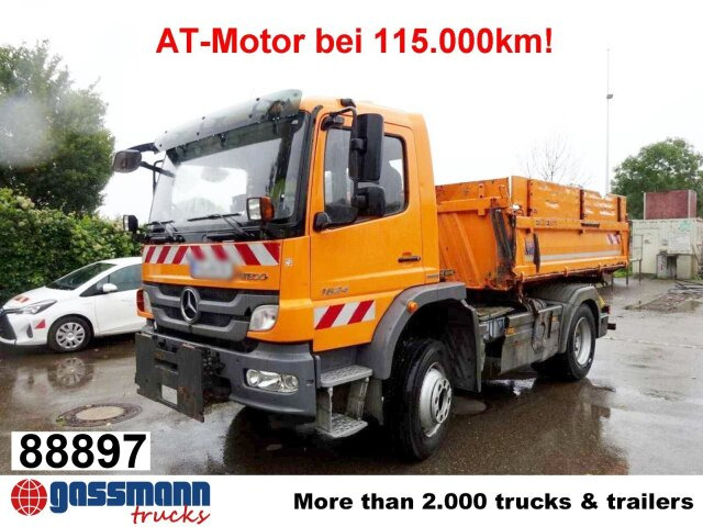 Mercedes-Benz Atego 1624 AK 4x4, AT-Motor, - Xe ben, Xe cẩu tự hành: hình 1 Mercedes-Benz Atego 1624 AK 4x4, AT-Motor, - Xe ben, Xe cẩu tự hành: hình 1