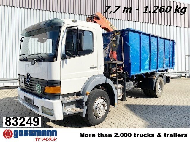 Mercedes-Benz Atego 1823 4x2 mit Kran Palfinger PK10500, - Xe ben, Xe cẩu tự hành: hình 1 Mercedes-Benz Atego 1823 4x2 mit Kran Palfinger PK10500, - Xe ben, Xe cẩu tự hành: hình 1