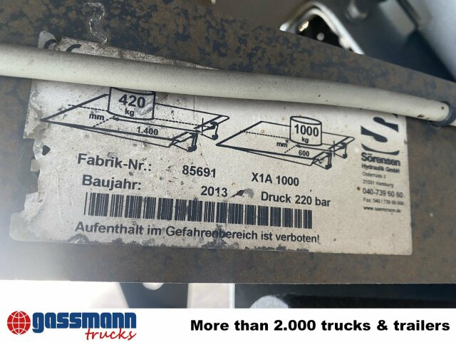 Mercedes-Benz Atego 816 4x2 mit Sörensen LBW - Xe tải hộp: hình 4 Mercedes-Benz Atego 816 4x2 mit Sörensen LBW - Xe tải hộp: hình 4