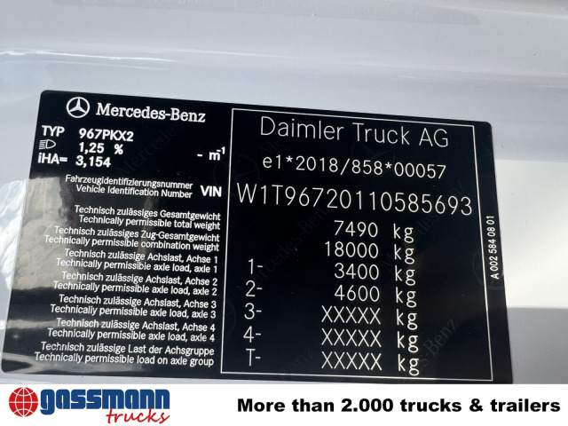 Mercedes-Benz Atego 818/23 K 4x2, Meiller-Kipper, mehrfach - Xe ben: hình 2 Mercedes-Benz Atego 818/23 K 4x2, Meiller-Kipper, mehrfach - Xe ben: hình 2