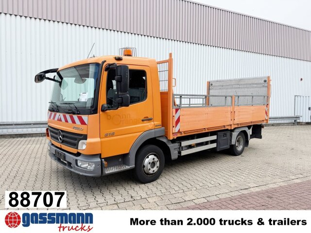Mercedes-Benz Atego 818 4x2 mit LBW BÄR - Xe tải thùng lửng/ Phẳng: hình 1 Mercedes-Benz Atego 818 4x2 mit LBW BÄR - Xe tải thùng lửng/ Phẳng: hình 1