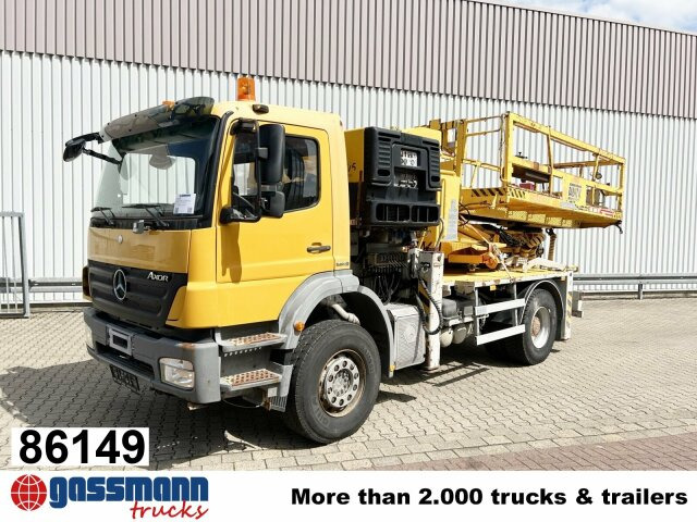 Mercedes-Benz Axor 1824 K 4x2, AMV Hubsteiger + Kompressor, - Nền bục trên không gắn trên xe tải: hình 1 Mercedes-Benz Axor 1824 K 4x2, AMV Hubsteiger + Kompressor, - Nền bục trên không gắn trên xe tải: hình 1