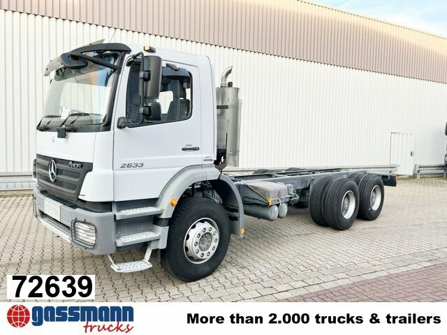 Mercedes-Benz Axor 2633 K 6x4 RHD - Xe tải khung gầm: hình 1 Mercedes-Benz Axor 2633 K 6x4 RHD - Xe tải khung gầm: hình 1