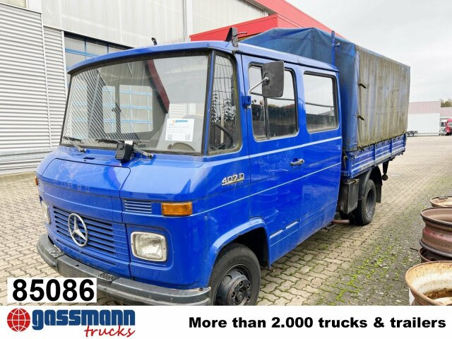 Mercedes-Benz L 407 D 4x2 Doka, Ex-THW - Xe tải thùng lửng/ Phẳng: hình 1 Mercedes-Benz L 407 D 4x2 Doka, Ex-THW - Xe tải thùng lửng/ Phẳng: hình 1