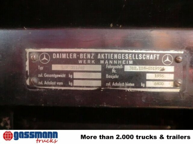 Mercedes-Benz LAF 311 4x4 LF16, Feuerwehr - Xe tải cứu hỏa: hình 3 Mercedes-Benz LAF 311 4x4 LF16, Feuerwehr - Xe tải cứu hỏa: hình 3