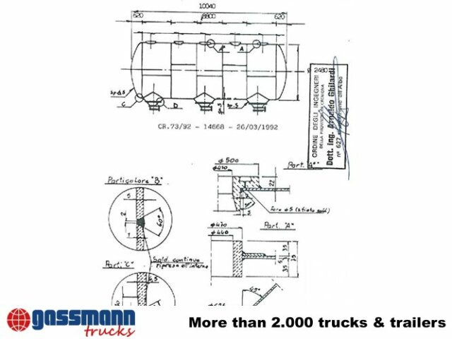 PIACENZA (I) C36R2P43, 43m³ - Sơ mi rơ moóc bồn silo: hình 3 PIACENZA (I) C36R2P43, 43m³ - Sơ mi rơ moóc bồn silo: hình 3