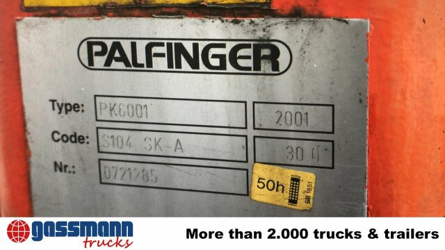 Renault D 180.75 4x2 mit Kran Palfinger PK6001 - Xe tải thùng lửng/ Phẳng, Xe cẩu tự hành: hình 3 Renault D 180.75 4x2 mit Kran Palfinger PK6001 - Xe tải thùng lửng/ Phẳng, Xe cẩu tự hành: hình 3