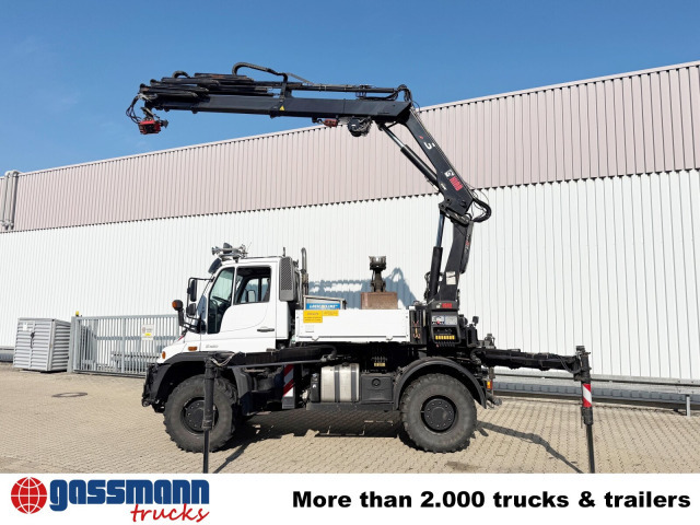Unimog U400 4x4, Frontzapfwelle, Heckkran Hiab XS - Xe tải thùng lửng/ Phẳng, Xe cẩu tự hành: hình 5 Unimog U400 4x4, Frontzapfwelle, Heckkran Hiab XS - Xe tải thùng lửng/ Phẳng, Xe cẩu tự hành: hình 5