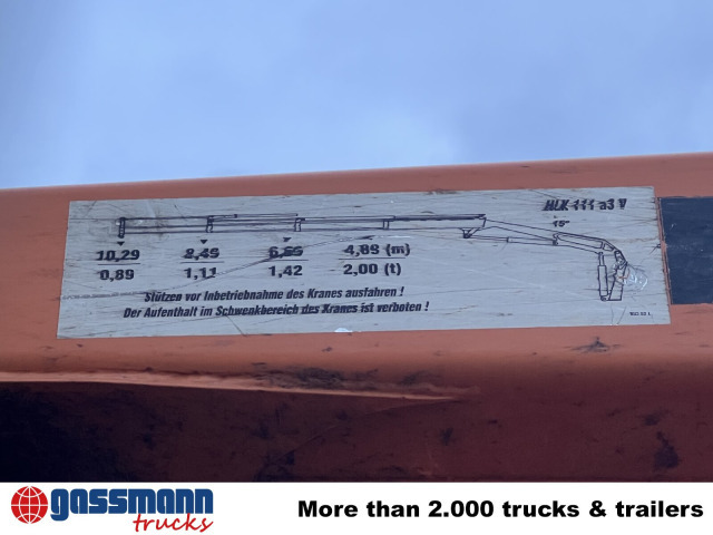 Unimog U400 4x4, Frontzapfwelle, Kipper, Kran MKG HKL - Xe ben, Xe cẩu tự hành: hình 4 Unimog U400 4x4, Frontzapfwelle, Kipper, Kran MKG HKL - Xe ben, Xe cẩu tự hành: hình 4