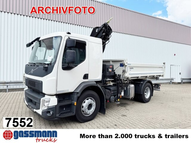 Volvo FL 280 4x4 mit 10-13 m/t Kran - Xe ben, Xe cẩu tự hành: hình 1 Volvo FL 280 4x4 mit 10-13 m/t Kran - Xe ben, Xe cẩu tự hành: hình 1
