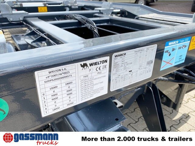 Wielton PS2P70B Abrollanhänger bis 7,25 m Behälter - Rơ moóc thùng chứa: hình 4 Wielton PS2P70B Abrollanhänger bis 7,25 m Behälter - Rơ moóc thùng chứa: hình 4