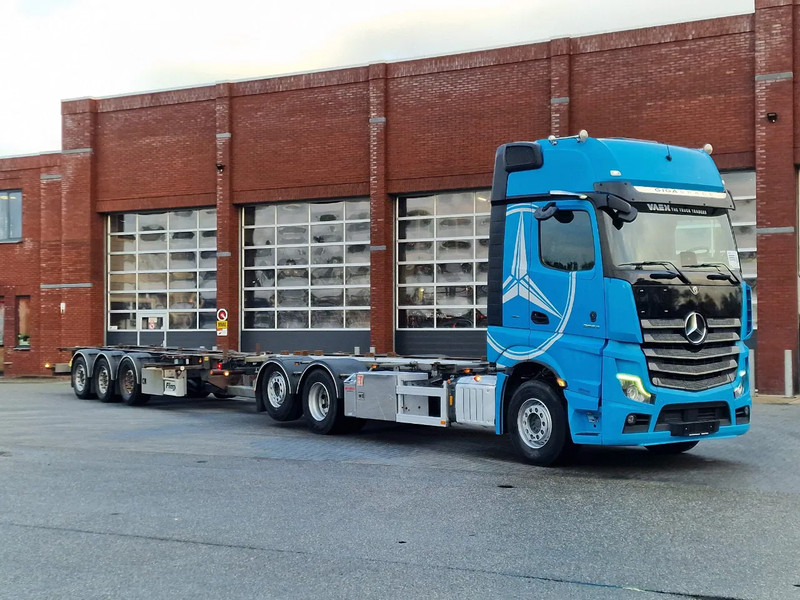 Mercedes-Benz Actros 2553 6x2 - BDF - Retarder - 4.90 WB - Full air + Fliegl trailer 2017 - Xe chở container/ Xe tải hoán đổi thân: hình 1 Mercedes-Benz Actros 2553 6x2 - BDF - Retarder - 4.90 WB - Full air + Fliegl trailer 2017 - Xe chở container/ Xe tải hoán đổi thân: hình 1