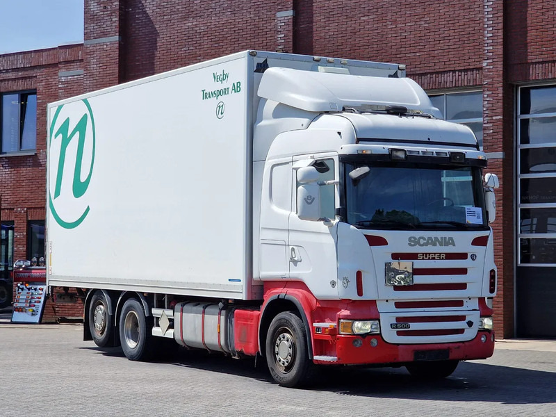 Scania R500 V8 Highline 6x2*4 - Box with side doors - Loadlift - Manual gearbox with retarder - Full air - Steering axle - Xe tải hộp: hình 1 Scania R500 V8 Highline 6x2*4 - Box with side doors - Loadlift - Manual gearbox with retarder - Full air - Steering axle - Xe tải hộp: hình 1