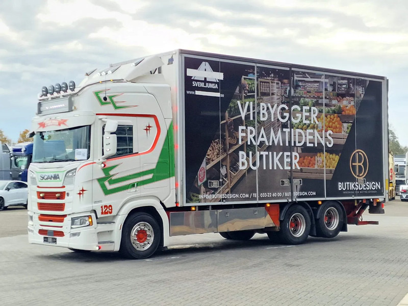 Scania R580 V8 NGS Highline 6x2 - Box with sidedoors - Loadlift - Retarder - Full air - 475 wb - Xe tải hộp: hình 3 Scania R580 V8 NGS Highline 6x2 - Box with sidedoors - Loadlift - Retarder - Full air - 475 wb - Xe tải hộp: hình 3