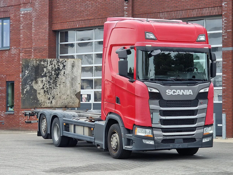 Scania S500 NGS Highline 6x2 - BDF - Full air - Loadlift - Navi - Retarder - Xe chở container/ Xe tải hoán đổi thân: hình 1 Scania S500 NGS Highline 6x2 - BDF - Full air - Loadlift - Navi - Retarder - Xe chở container/ Xe tải hoán đổi thân: hình 1