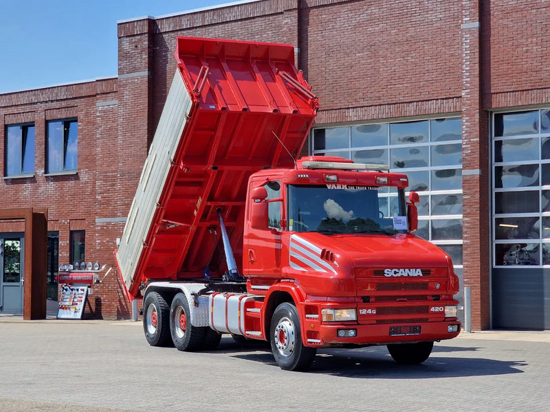 Scania T124-420 6x4 - Tipper - Retarder - Full steel - HUB Reduction - Manual gearbox - Xe ben: hình 1 Scania T124-420 6x4 - Tipper - Retarder - Full steel - HUB Reduction - Manual gearbox - Xe ben: hình 1